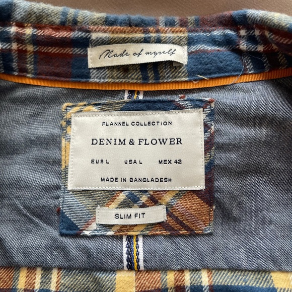 Denim & Flower Flannel - Picture 5 of 7